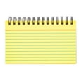 thumbnail image 1 of Lilixerw Spiral Lined Notebook,Plastic Practical Notebook,Office Supplies,Work Gifts,Yellow, 1 of 8