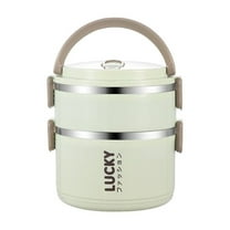 Lilixerw Stackable Bento Box Lunch Box,Large Capacity 3 Layers,Leakproof Microwave Safe Lunch Containers,Dividers