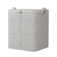 thumbnail image 1 of Lilixerw Storage Bins with Zipper Lid and Handle Cotton Fabric Storage Baskets Boxes Foldable Washable Closet Shelf Clothes Organizer Container, 1 of 4