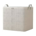 thumbnail image 1 of Lilixerw Storage Bins with Zipper Lid and Handle Cotton Fabric Storage Baskets Boxes Foldable Washable Closet Shelf Clothes Organizer Container, 1 of 3