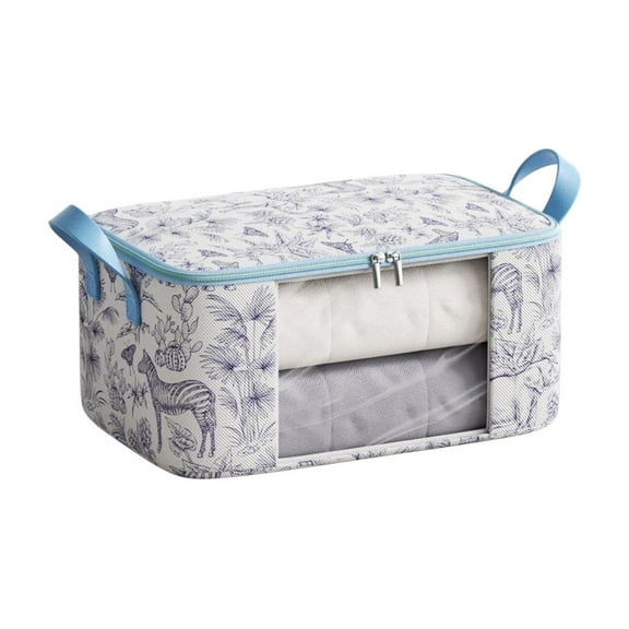 Lilixerw Storage Clothes Bins Closet Bags,Containers Organizer Boxes Clothing Bin for Blanket Pillow Sheet Sweater,Foldable Fabric Bedroom Small Storage Totes With Lids Zipper