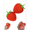 thumbnail image 1 of Lilixerw Strawberry Squishy Stress Toys for Adults,2 PCS Fruit Stress Squishy Ball for Party Favors,Fun Dough Ball Fidget Squeeze,Ideal for Anxiety Relief, 1 of 8