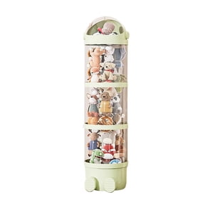 Lilixerw Stuffed Animal Storage Tube,Vertical Stuffed Animal Toy Tube,Doll Display Bucket with Lid