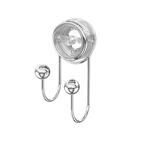 Lilixerw Suction Cup Hooks - Shower Hooks for Inside Shower,No Drill Towel Hooks for Bathrooms,Glass Window,Mirror,Bath Robe Coat Hook for Hanging