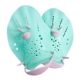 thumbnail image 1 of Lilixerw Swim Hand Paddles for Lap Swimming Training,Adjustable Elastic Straps Ergonomic Design Swim Gear for Adults,7.28x4.92 Inch Mint Green, 1 of 6