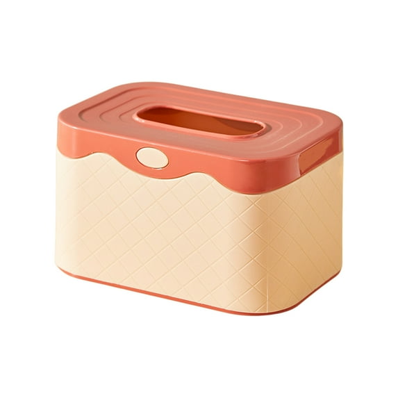 Lilixerw Tissue Box Cover,Tissue Holders,Desktop Tissue Box Tissue Box Holder for Bathrooms,Living Room,Home and Office