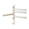 thumbnail image 1 of Lilixerw Towel Rack,180° Swivel Towel Rack,Multi-Arm Towel Holder,Space Saving Wall Mounted Towel Holder with Hook,Swing Out Towel Hanger for Bathroom,Kitchen, 1 of 6