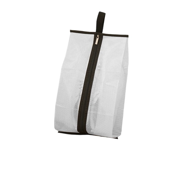 Lilixerw Transparent Shoe Storage Bag,Waterproof Dust Cover with Carry Handle for Travel Boots Sneakers,15.7x7.8Inch,Black