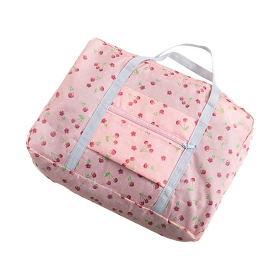 Lilixerw Travel Duffel Bag,Foldable Sports Tote Bag,Fashion Shoulder Bag for Women,Pink