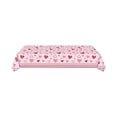 thumbnail image 1 of Lilixerw Valentine's Day Love Heart Tablecloth,Heart Rose Pattern Waterproof Table Cover,Disposable & Reusable Plastic Tablecloth for Romantic Dinner,Proposal,Anniversary,54x72 Inch, 1 of 5