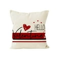 thumbnail image 1 of Lilixerw Valentines Day Love Heart Pattern Throw Pillow Cover 18 x 18 inch,Spring Festival Decorative Cushion Case for Sofa Bedroom Living Room Home Decor,Soft Valentine Theme Print Pillowcase, 1 of 7