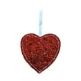thumbnail image 1 of Lilixerw Valentines Day Sparkling Sequin Heart Shaped Pendant,Valentine‘s Day Red Glitter Hanging Keychain for Bag Charm Decoration,Couple Gifts for Her,3.34In, 1 of 6