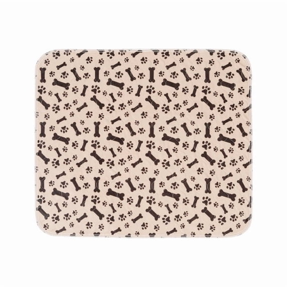 Lilixerw Washable Pet Pee Pad,Printed Home Training Mat,Odor Proof&Leak Protection,Reusable Small Dog Pads for Bed,Sofa,House Training Mat,15.75 x 23.62 inch