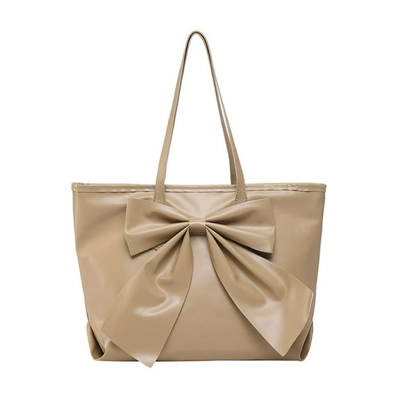 Lilixerw Womens Fashion Shoulder Bags with Big Bow Large Tote Bag Handbag Casual Work Ladies Shoulder Bag