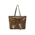 thumbnail image 1 of Lilixerw Womens Fashion Shoulder Bags with Big Bow Large Tote Bag Handbag Casual Work Ladies Shoulder Bag, 1 of 7