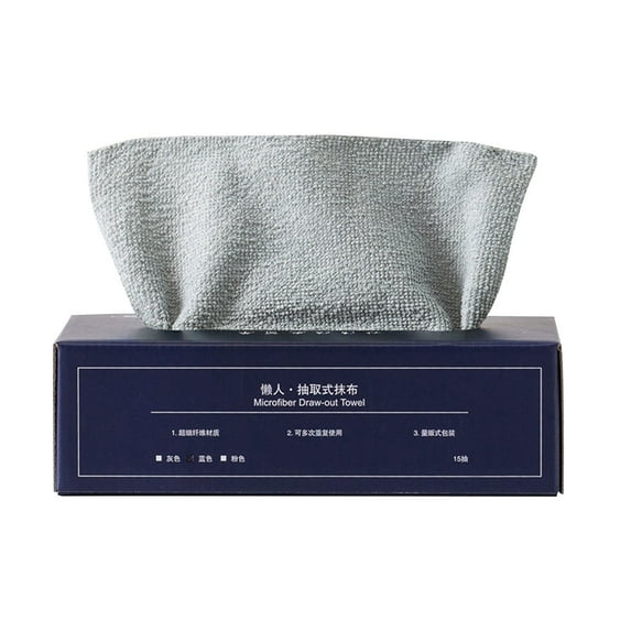 Lilixew Microfiber Cleaning Cloth,Disposable Extractable Cleaning Rags,Absorbent Paper Towels for Home,Kitchen,Car,Garage