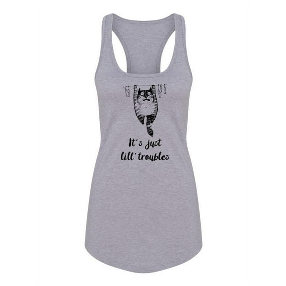 Lill' Troubles Racerback Tank Women -Image by Shutterstock, Female x-Small