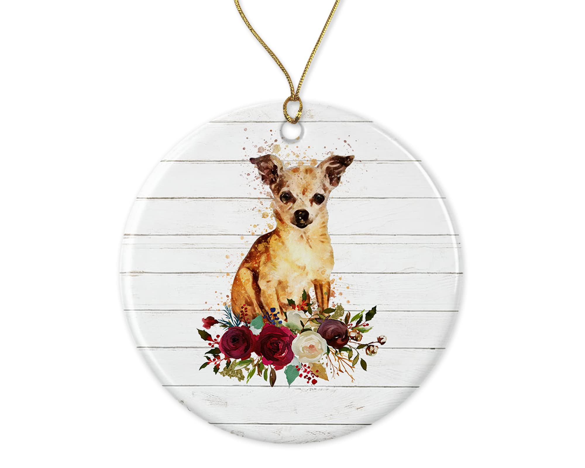 LillaGifts Chihuahua Ornament OIF8 Pet Gift Dog Ornament Chihuahua