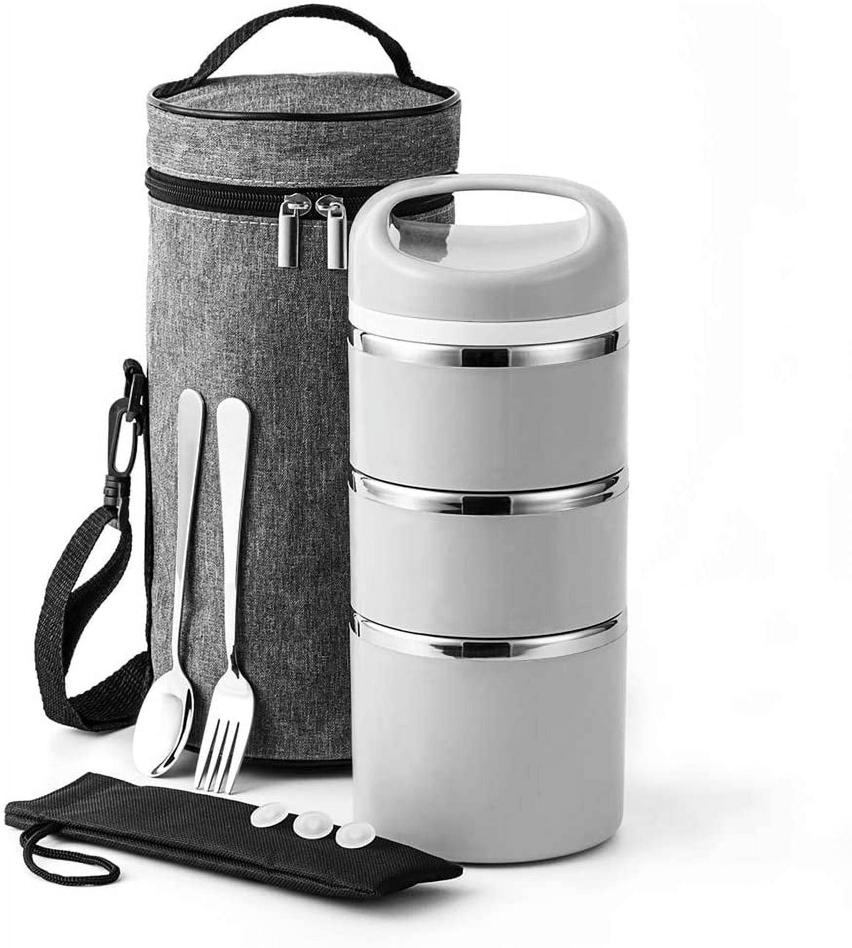  ArderLive Stackable Lunch Box, Stainless Steel Thermal