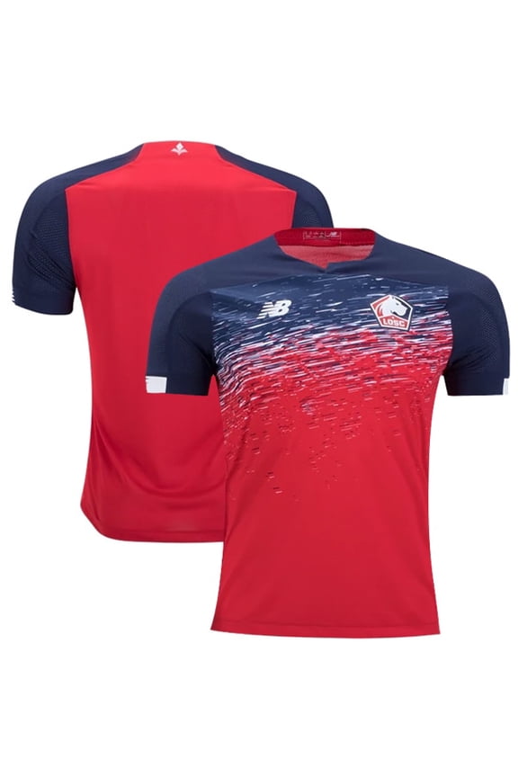 Men's Lille OSC Short Sleeve Jersey, Home, Large