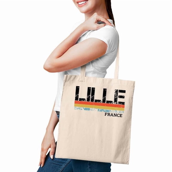 Lille Retro Stripes Tote Bag