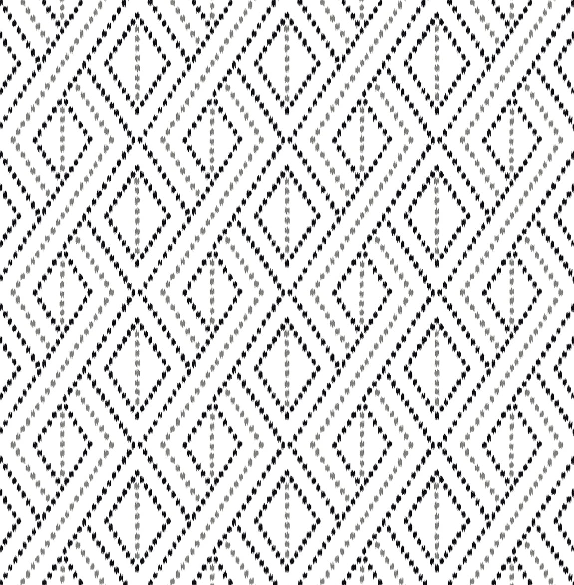 Alloy Gray Vinyl Peel and Stick Geometric Wallpaper Roll