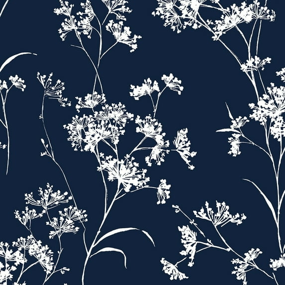Lillian August Floral Mist Peel and Stick Wallpaper