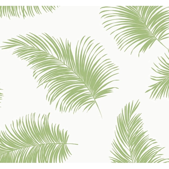 Lillian August Luxe Haven Tossed Palm Peel and Stick Wallpaper Summer Fern