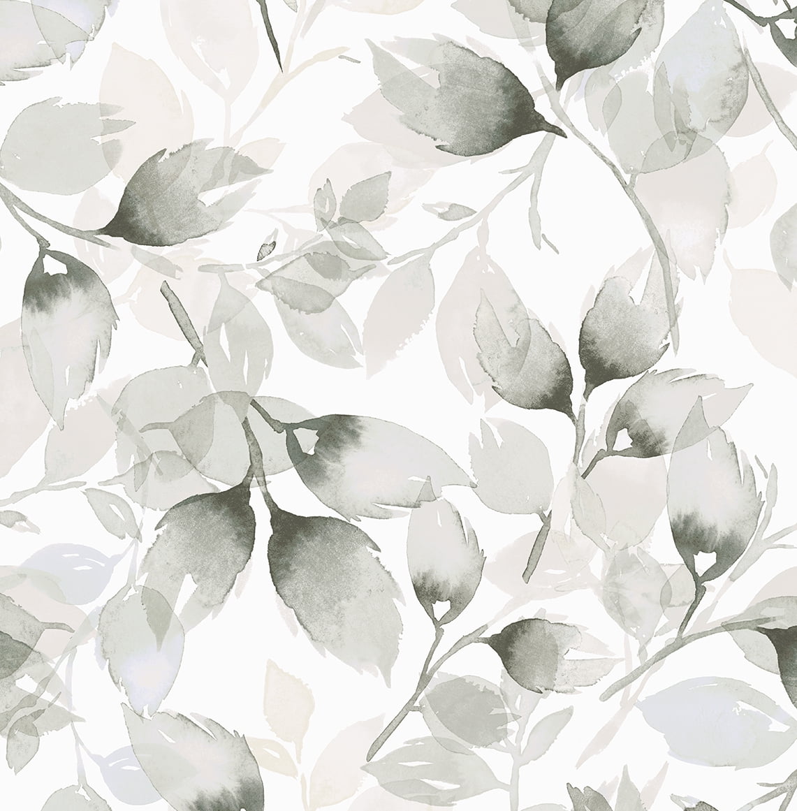Lillian August Luxe Haven Watercolor Tossed Leaves Peel and Stick