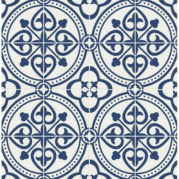 Lillian August Villa Mar Tile Peel and Stick Wallpaper