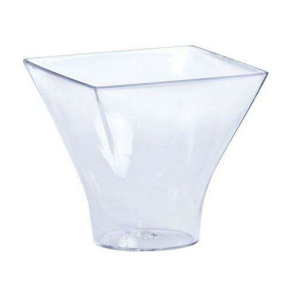 Lillian Caterware Mini Flared Mousse Cup, Clear, 12 Ct