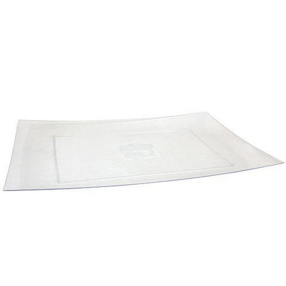 Lillian Caterware Tray, Rectangular, 12"x 18", Clear, 2 Ct