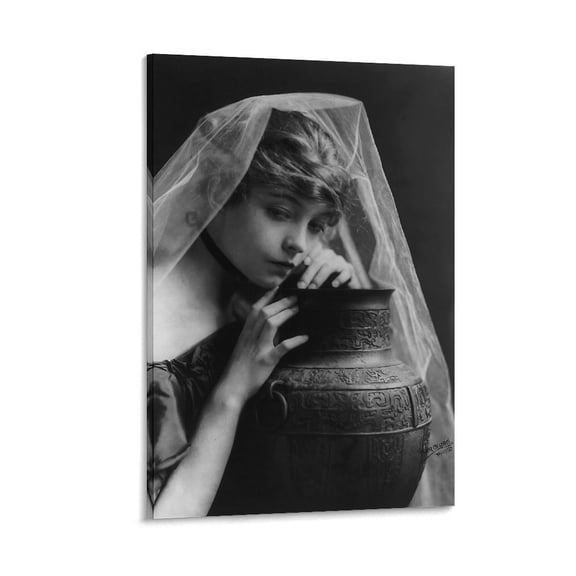Lillian Gish Actress Print Poster (18) Artworks Picture Print Poster Wall Art Painting Canvas Gift Decor Home Posters Decorative 16x24inch(40x60cm)