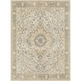 thumbnail image 1 of Lillian Ivory/Blue 5' x 8' Machine Washable Area Rug, 1 of 3