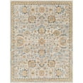 Lillian Light Blue/Beige 7' x 9' Machine Washable Area Rug - Walmart.com