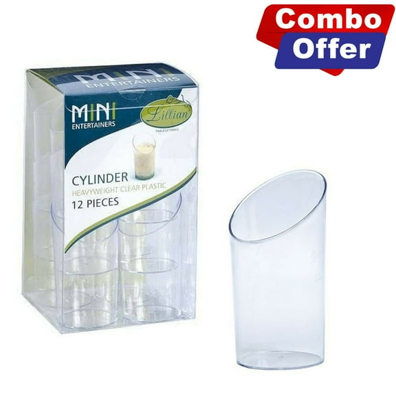 Lillian Mini Presentation Cylinder 12 Count For Dessert [BULK] (60/Pack)