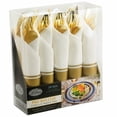 thumbnail image 1 of Lillian Pack of 10 Sets Pre-Rolled Cutlery And Napkin Set (QTY-5), 1 of 2