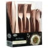 Lillian Polished Rose Gold Combo Cutlery Box 96 Ct