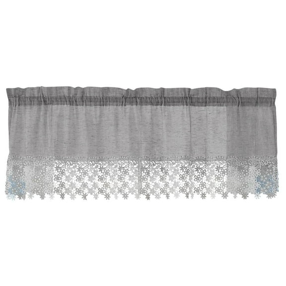 Lillian Rod Pocket Macrame Valance