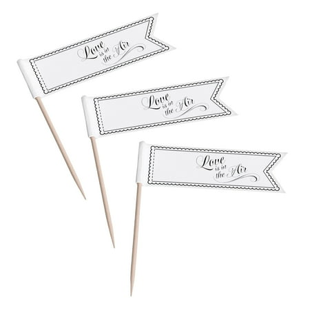 Lillian Rose 12 Love is in the Air Cupcake Picks