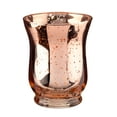 thumbnail image 1 of Lillian Rose 4pc Set Copper Mercury Tulip Shaped Glass Votive or Tea Light Holders in Set of 4, 3"x3"x3.65", Metallic, 1 of 2