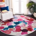thumbnail image 1 of Safavieh Lillian Henrietta Polka Dot Area Rug, Rose/Light Blue, 6'7" x 6'7" Round, 1 of 10