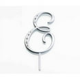 thumbnail image 1 of Lillian Rose Silver Rhinestone Monogram Large Letter E Cake Topper, 1 of 2