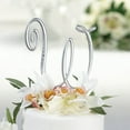 thumbnail image 1 of Lillian Rose Silver Rhinestone Monogram Letter N Cake Topper, 1 of 2