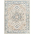 thumbnail image 1 of Lillian SkyBlue/Beige 2' x 4' Machine Washable Area Rug, 1 of 1