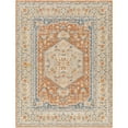 thumbnail image 1 of Lillian SkyBlue/Light brown 5' x 8' Machine Washable Area Rug, 1 of 3