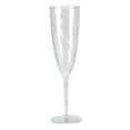 thumbnail image 1 of Lillian Tablesettings Champagne Plastic Flutes Clear 6 oz Pack of 8, 1 of 4
