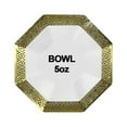 thumbnail image 1 of Lillian Tablesettings Lacetagon Bowl with Gold Rim White 5 oz -10 Pack, 1 of 3