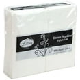 thumbnail image 1 of Premium White Napkins, 1/8 Fold Dinner Napkin, Disposable 2-Ply White Party Napkins, Value Pack 100 Count, 1 of 7