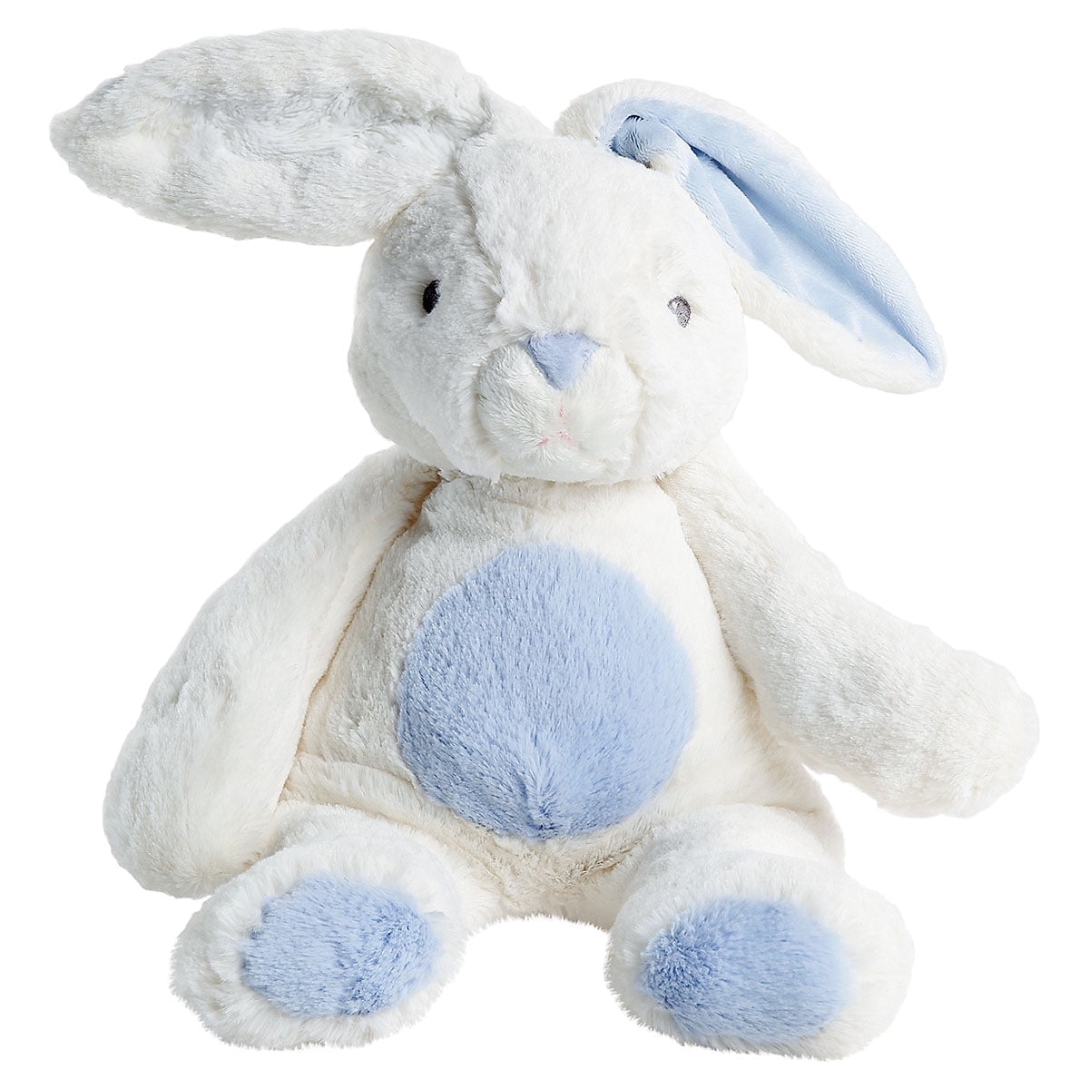 Lillian Vernon Large Easter Bunny Plush Blue - 9" x 6" x 15", Kids Stuffed Animal, Easter Basket Gift